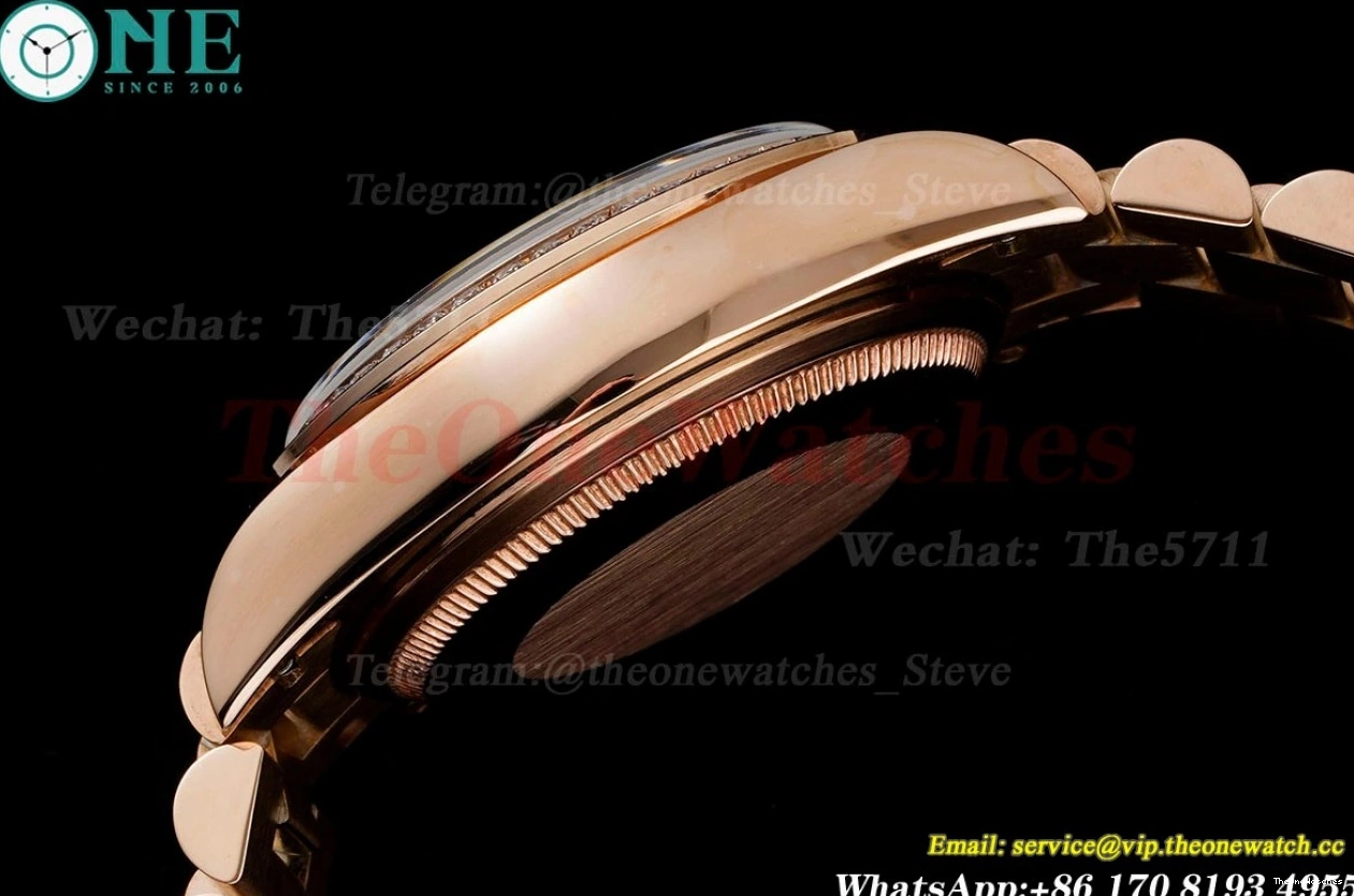 Dia RG JDF Datejust A2824 31mm White Flower RG Dial 0401